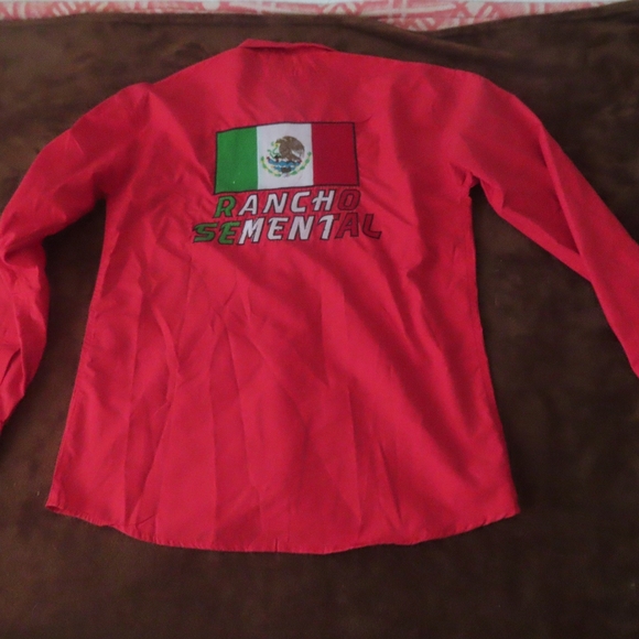 Rancho Semental Shirt Men Sz XS Button Up Long Sleeve Embroidered NWT -1 - Picture 4 of 8